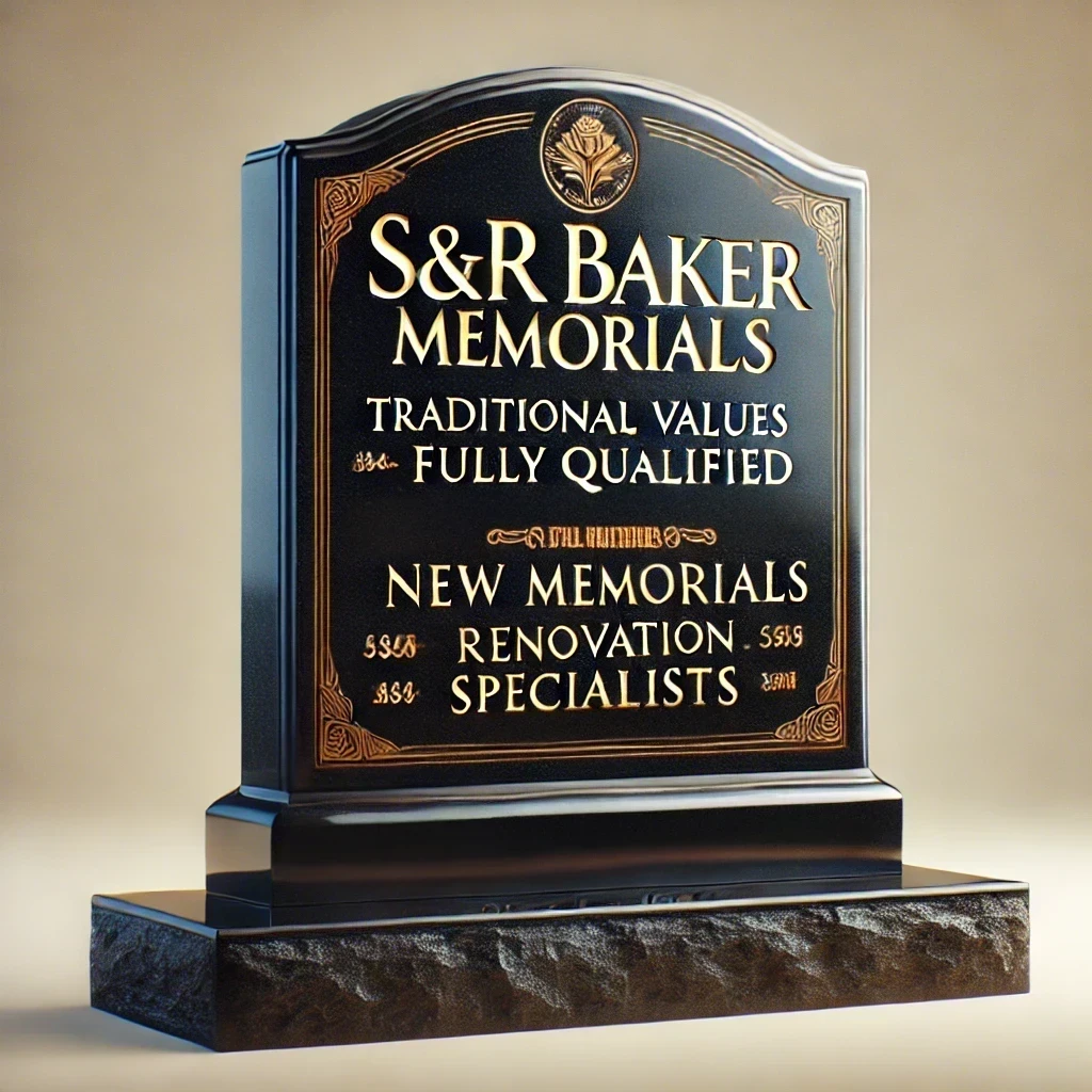 S & R Baker Memorials Logo